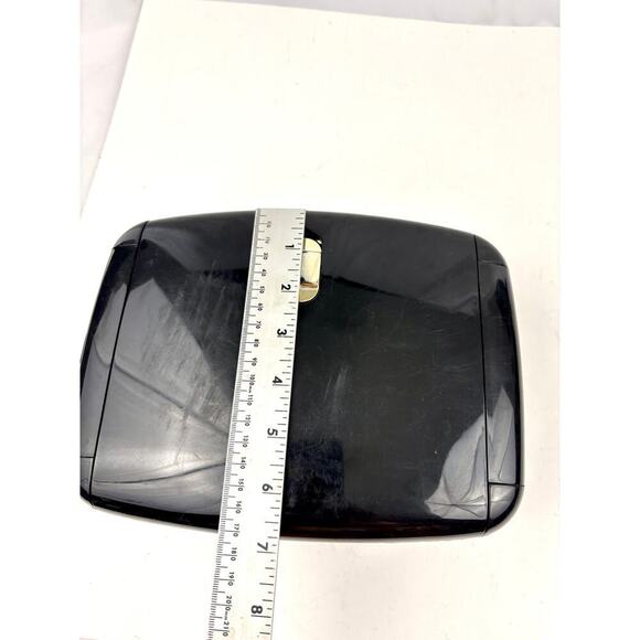 Vintage 1980s The Jewel Kit Expandable Fold-Out Jewelry Box Black USA Made - Picture 8 of 16